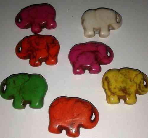 Elefantes de colores (7u)
