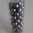 Perlas artificiales gris plomo en tubo cristal (50-60u.)