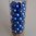Perlas artificiales azules en tubo cristal (50-60u.)